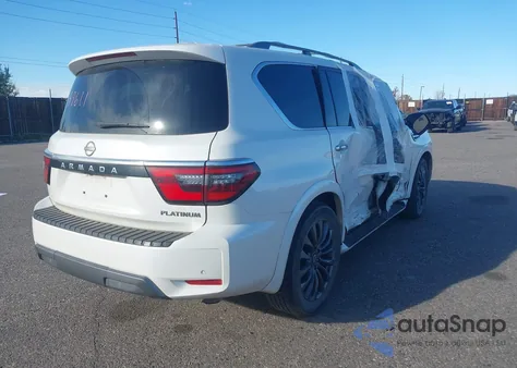 2023 Nissan Armada Platinum 4Wd из США, поврежденный, VIN JN8AY2DB2P9831255